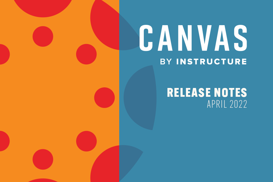 Canvas April 2022 Updates header