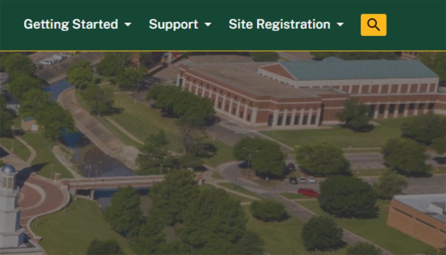 This is an image of the CampusPress menus. 